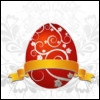 Red Easter egg