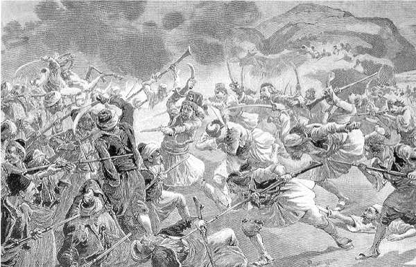 Battle between
the Sfakians and the Turks Battle