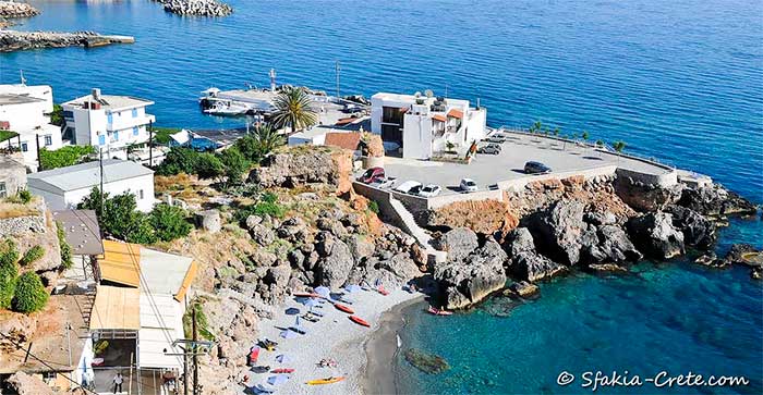 Vrisi beach, Chora Sfakion